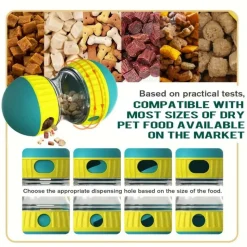 DOWNYPAWS - Jouet Interactif Distributeur De Friandises Pour Chien - Balle De Santé Dentaire Résistante