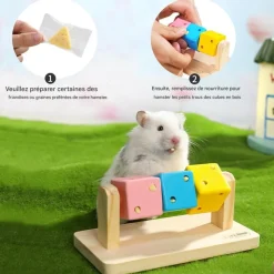 DOWNYPAWS - Jouets à mâcher - cube enrichissement naturel