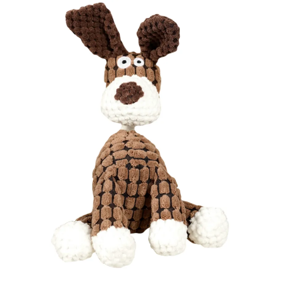 DOWNYPAWS - Jouets pour chiens en forme de crocodile, d'âne, de mouton, de renard, de lapin, d'éléphant, de cochon