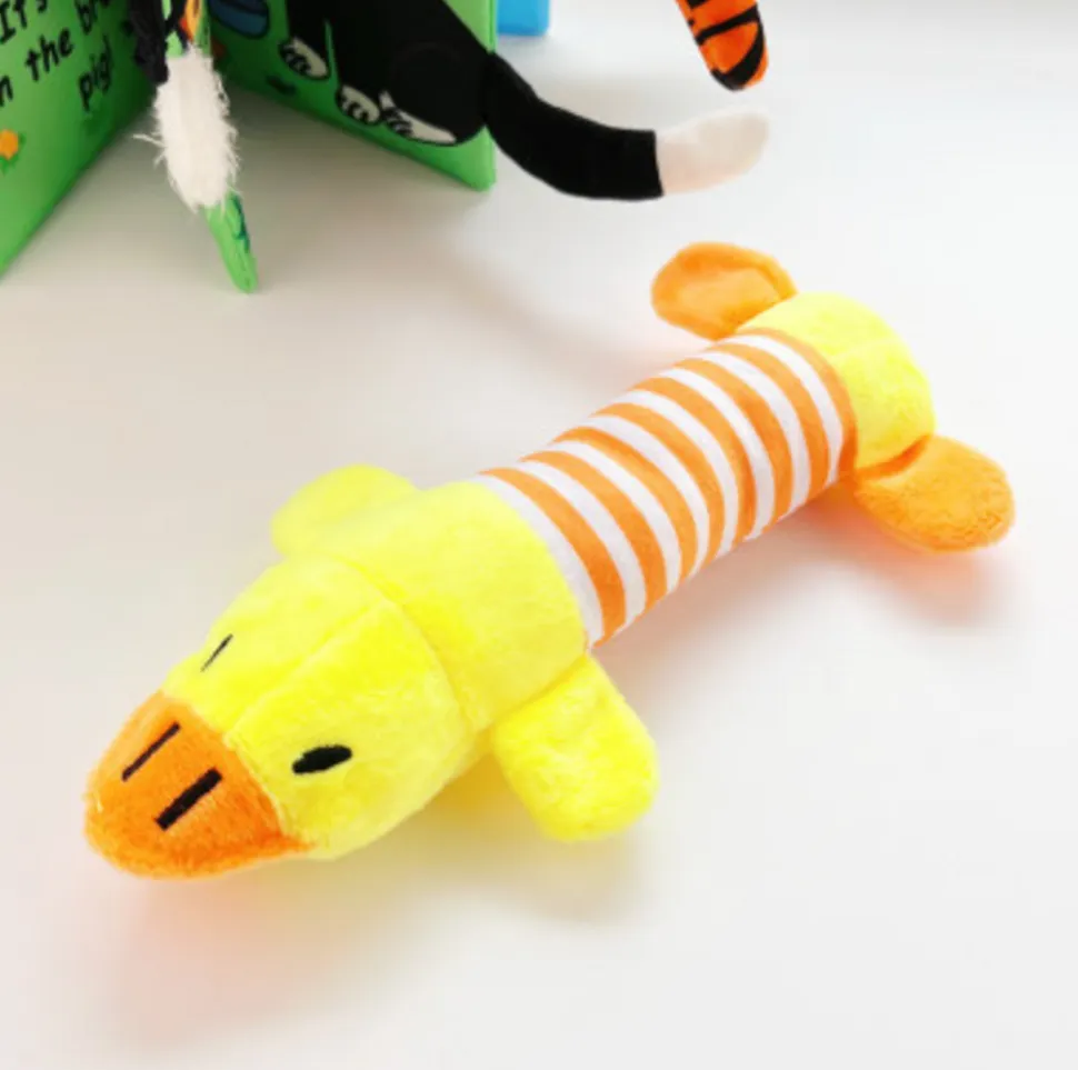DOWNYPAWS - Jouets pour chiens en forme de crocodile, d'âne, de mouton, de renard, de lapin, d'éléphant, de cochon