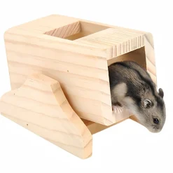 DOWNYPAWS - Jouets pour hamsters avec boîtes à bascule et aire de jeux d'escalade