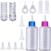 DOWNYPAWS - Kit biberon pour chat mangeoire 2 pièces avec tétines