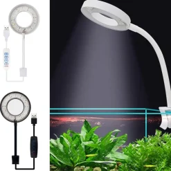 DOWNYPAWS - Lampe d'aquarium 8w réglable