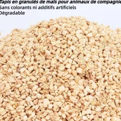 DOWNYPAWS - Litière - granulés d'épis de maïs naturels sans poussière
