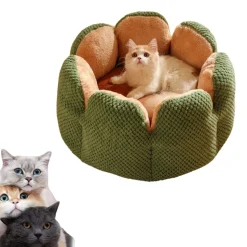 DOWNYPAWS - Lit pour chat en forme de pétale