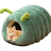 DOWNYPAWS - Lit pour chat forme de chenille-(43*33*28) dans 8 catties