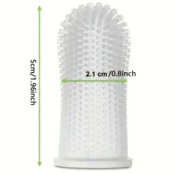 DOWNYPAWS - Lot de 4 brosses à dents ultra - douces pour chiens et chats