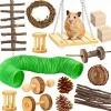 DOWNYPAWS - Lot de jouets - jeu molaire en bois