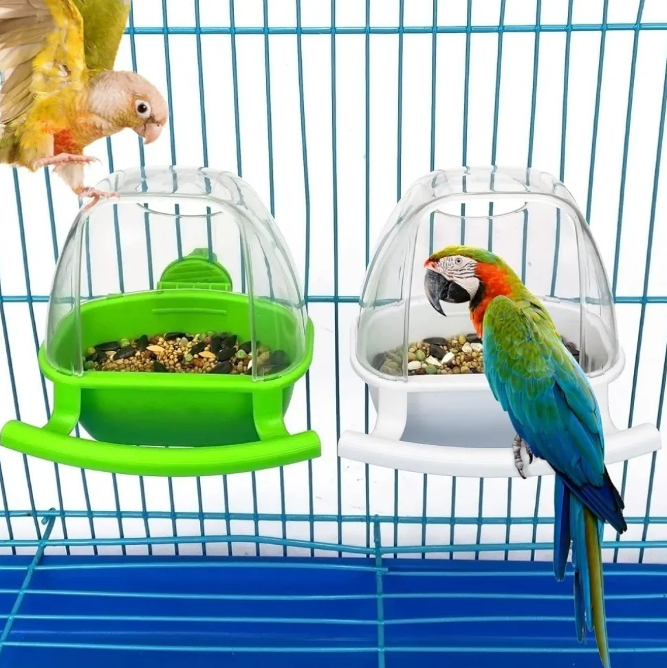 DOWNYPAWS - Mangeoire et distributeur d'eau - 3 pièces, suspendus, conteneur de nourriture