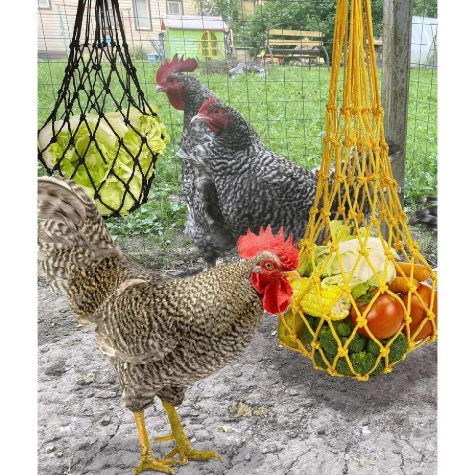 DOWNYPAWS - Mangeoire fruits légumes poulet lot 3 60cm