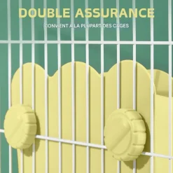 DOWNYPAWS - Mangeoire pour petits animaux - râtelier à foin suspendu