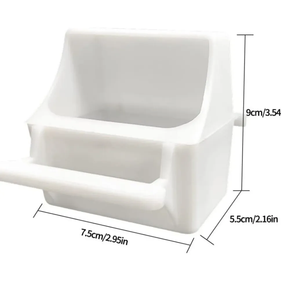 DOWNYPAWS - Mangeoires suspendues pour cage d'oiseaux - lot de 2