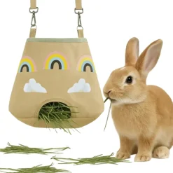 DOWNYPAWS - Mangeoire suspendue pour lapin et petit animal - pratique