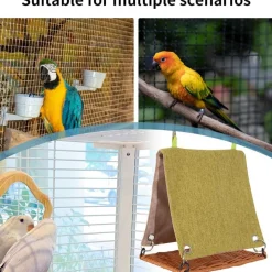 DOWNYPAWS - Nid d'oiseau en imitation rotin