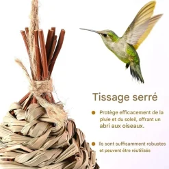 DOWNYPAWS - Nid oiseau - tissé mainfait
