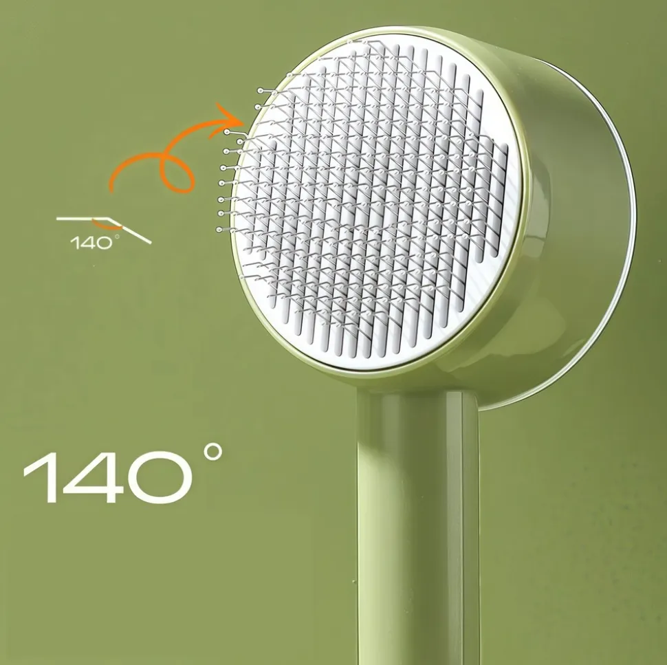 DOWNYPAWS - Peigne pour chat: enlever poils flottants nettoyer poils démêlant