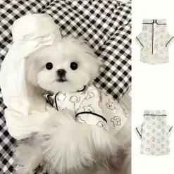 DOWNYPAWS - Petit pyjama respirant pour chiens et chats (printemps - été)