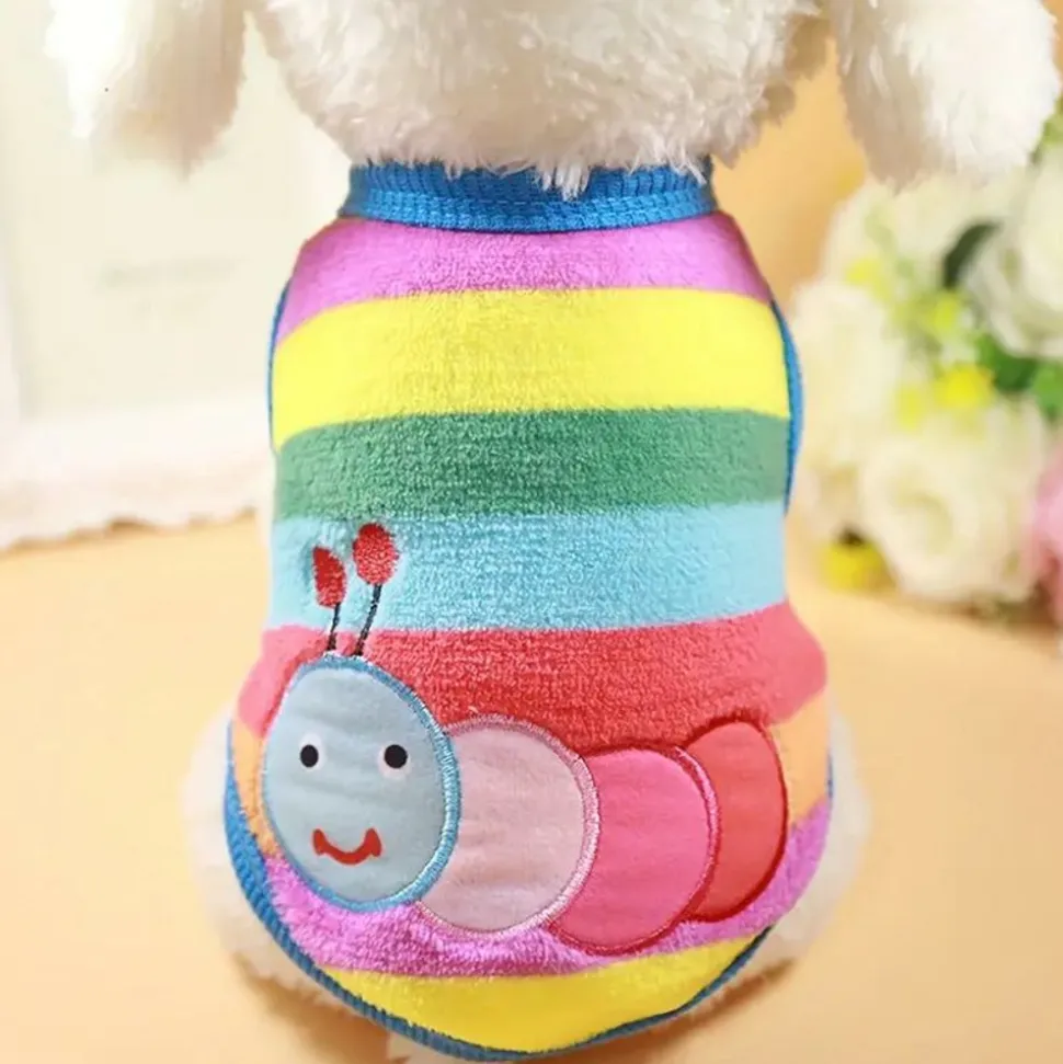 DOWNYPAWS - Pull arc - en - ciel, mignon pour chien