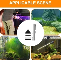 DOWNYPAWS - Raclette acier inox - nettoyage vitres aquarium