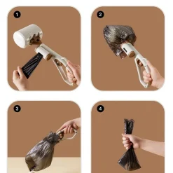 DOWNYPAWS - Ramasse - crottes pour chien : support et fournitures de sortie pour chiens