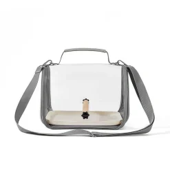 DOWNYPAWS - Sac de voyage léger respirant portable et pliable pour animaux de compagnie - cage à oiseaux pour perroquets à porter à une épaule