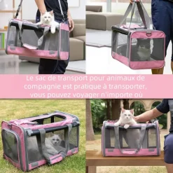 DOWNYPAWS - Sac à dos ventilé pour chat
