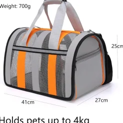 DOWNYPAWS - Sac respirant pliable - petit chat et chien