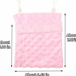 DOWNYPAWS - Sacs de couchage pour petits animaux-sac de couchage chaud rose double face