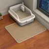 DOWNYPAWS - Tapis de litière pour chat kaki 45*60cm