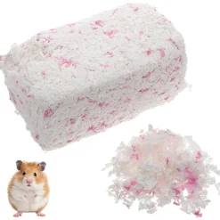 DOWNYPAWS - Tapis d'entraînement - anti - odeurs 450g rouge et blanc