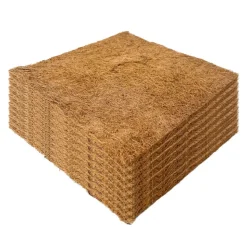 DOWNYPAWS - Tapis en fibre de noix de coco pour nid d'oiseau et animal de compagnie 35*35cm5 pièces