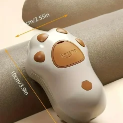 DOWNYPAWS - Tondeuse électrique 3 en 1, autonettoyante en silicone, rechargeable par usb pour animaux de compagnie