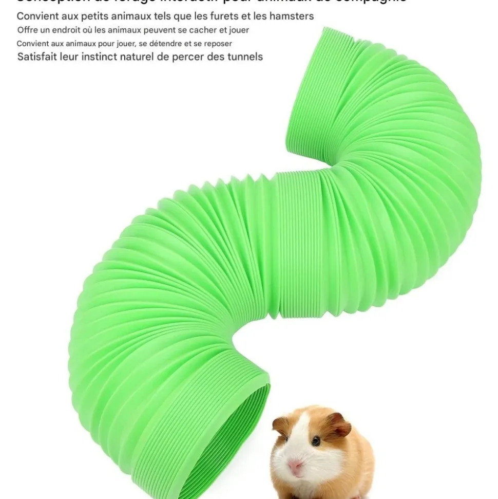 DOWNYPAWS - Tunnel de jouet pour hamster - extensible, en plastique