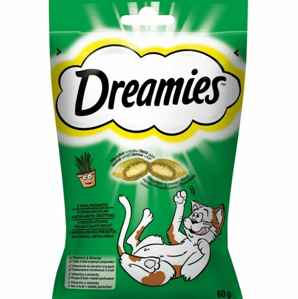 DREAMIES - Collation pour chat dreamies catnip 60 g frais viande