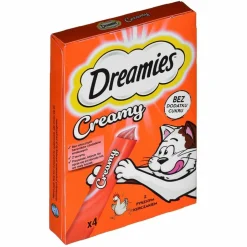 DREAMIES - Collation pour chat dreamies creamy 4 x 10 g poulet