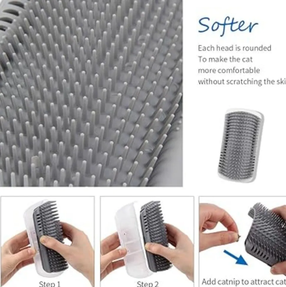 DTOPBUYAGE - 3 brosse chat pour auto-épilation