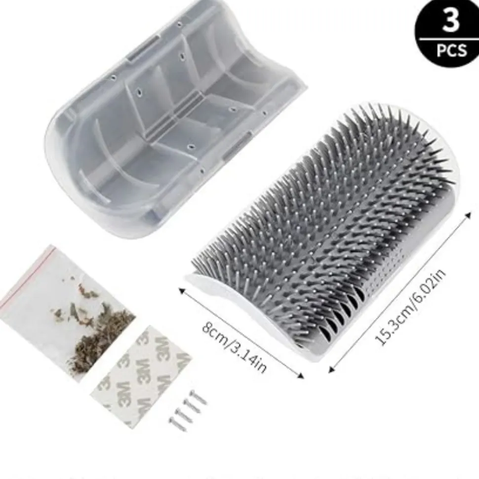 DTOPBUYAGE - 3 brosse chat pour auto-épilation