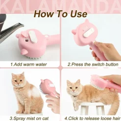 DTOPBUYAGE - Brosse vapeur pour chat contre la mue dtopbuyage