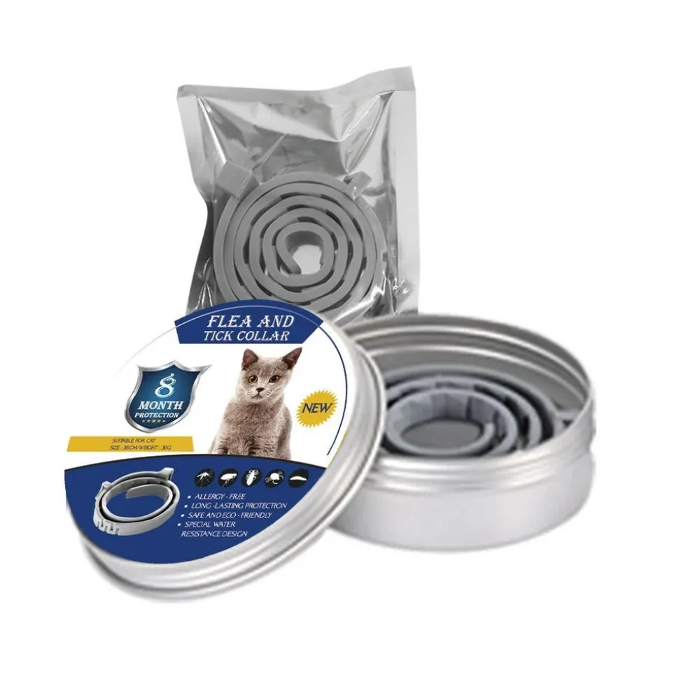 DTOPBUYAGE - Collier anti-insectes réglable pour chat dtopbuyage