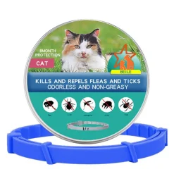 DTOPBUYAGE - Collier anti-puces et anti-tiques dtopbuyage pour chats et chiens