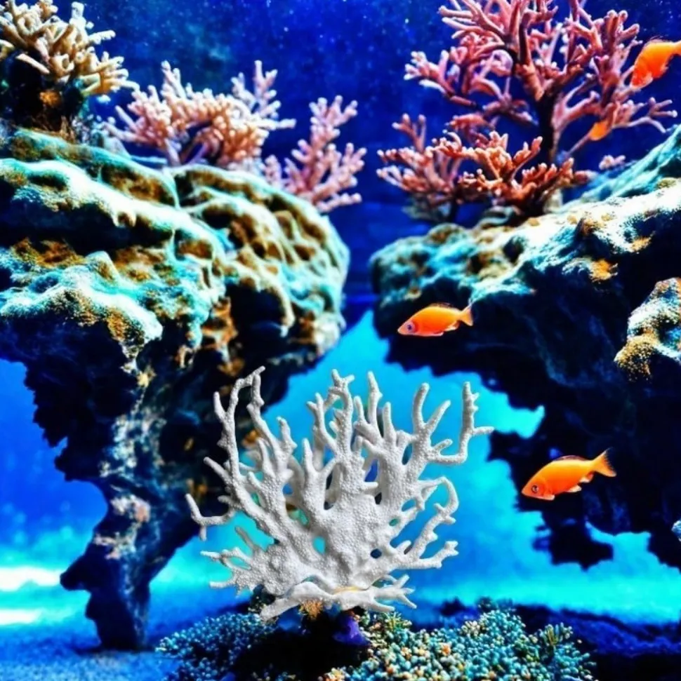 DTOPBUYAGE - Décoration pvc pour aquarium petit à moyen
