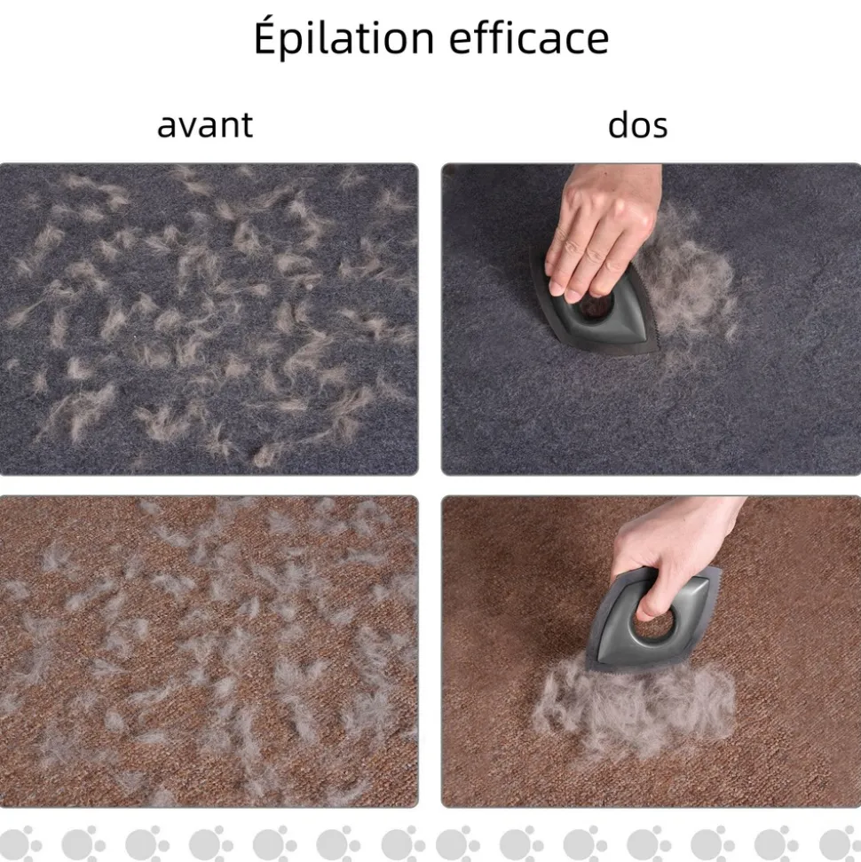 DTOPBUYAGE - Dtopbuyage brosse pour éliminer les poils d'animaux