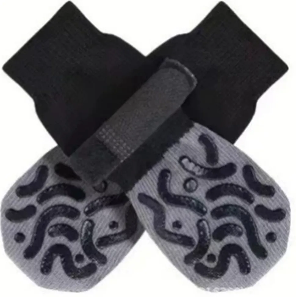 DTOPBUYAGE - Dtopbuyage chaussettes anti - dérapantes pour chiens et chats