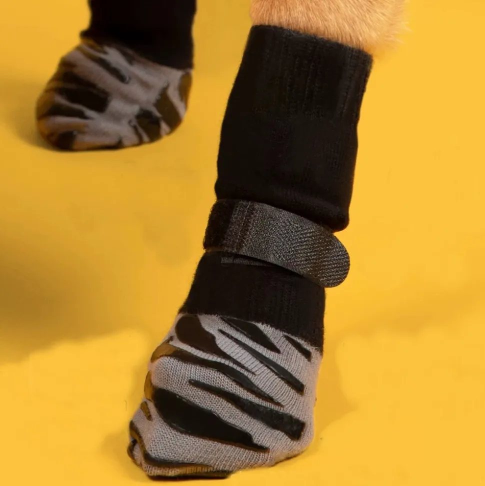 DTOPBUYAGE - Dtopbuyage chaussettes anti - dérapantes pour chiens et chats