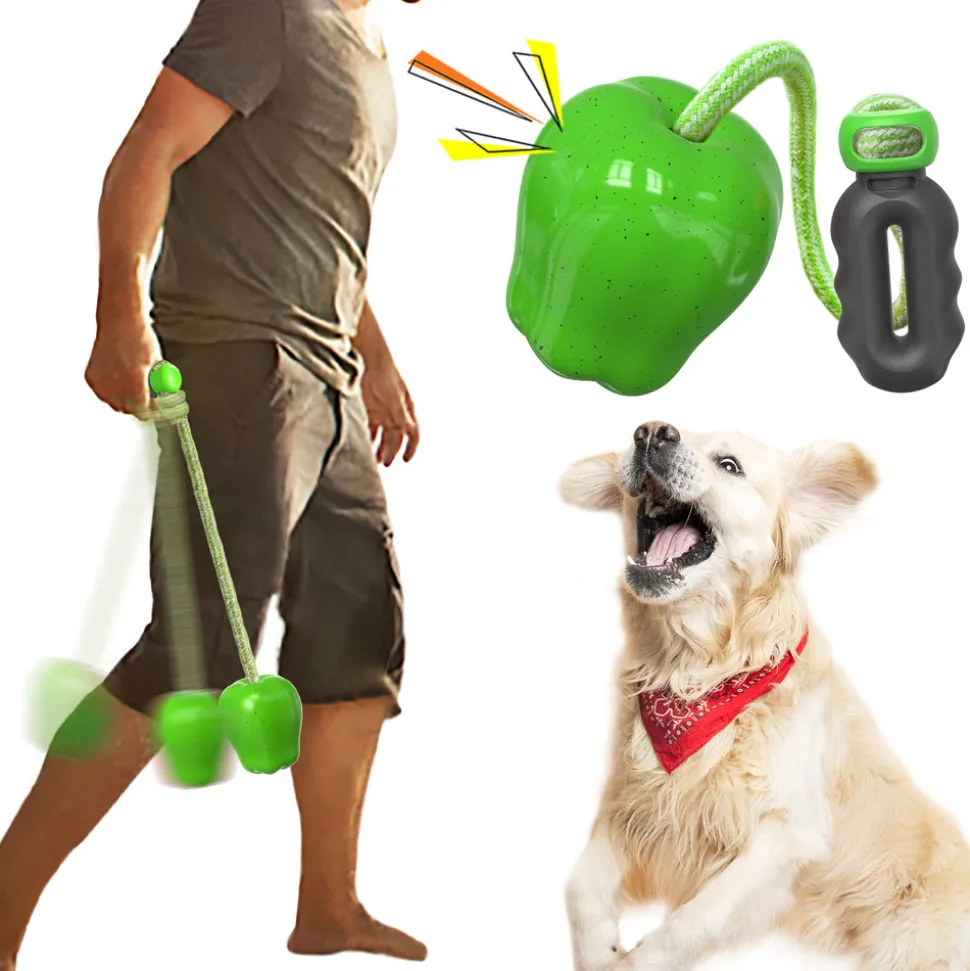 DTOPBUYAGE - Dtopbuyage jouet de récupération pour chien avec corde