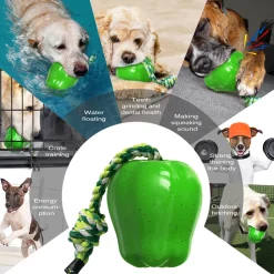 DTOPBUYAGE - Dtopbuyage jouets pour chien - indestructibles, en caoutchouc dur