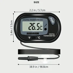 DTOPBUYAGE - Dtopbuyage thermomètre numérique led pour aquarium