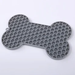 DTOPBUYAGE - Gamelle silicone à ventouse pour chien gris