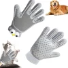 DTOPBUYAGE - Gant de toilettage 2 en 1 pour chiens et chats