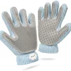 DTOPBUYAGE - Gant de toilettage 2 en 1 pour chiens et chats